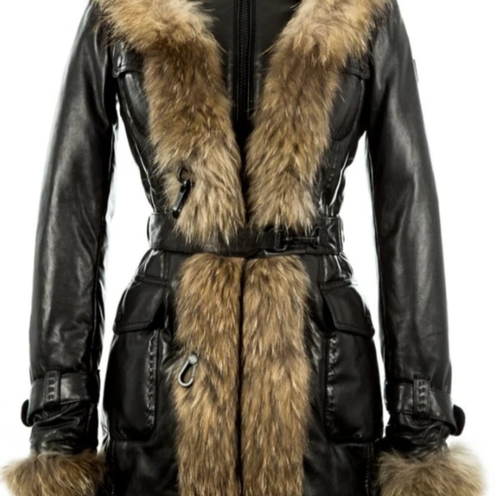 Brand new Rudsak Leather Coat!!